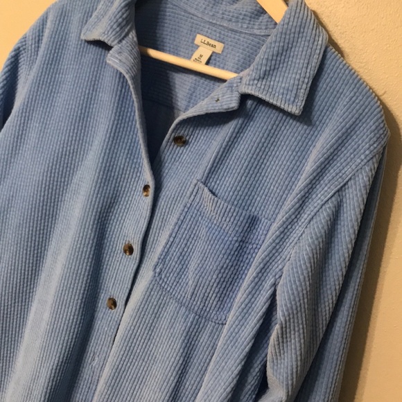 L.L. Bean Wide Wale Corduroy Shirt - Picture 6 of 7